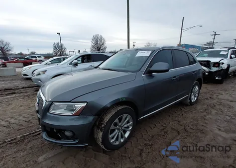 2013 Audi Q5 2.0T Premium from USA, damaged, VIN WA1LFAFP6DA021841